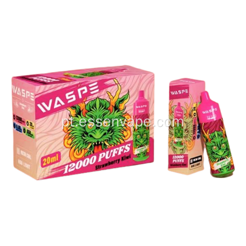 Popular Waspe 12000puffs Vape descartável Suécia